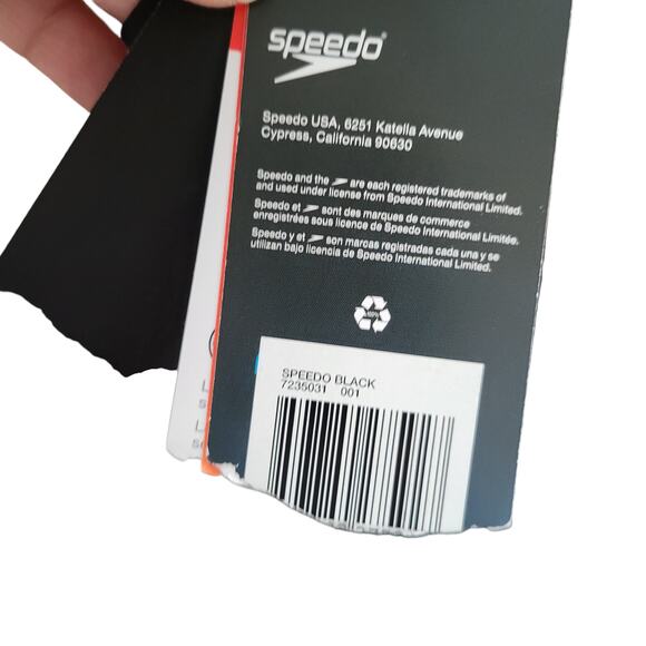 Speedo Conservative Ultraback  Princess Seam Black One Pc Swimsuit Women Sz 10 - Picture 8 of 10